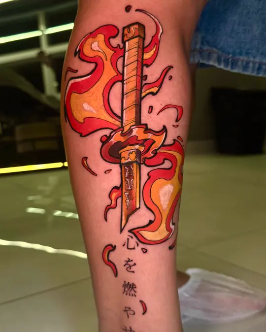 Tatuagem Rengoku, de Cláudio Dias