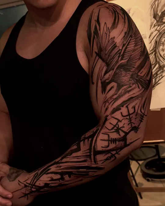 Tatuagem Tema nórdico, de Cláudio Dias