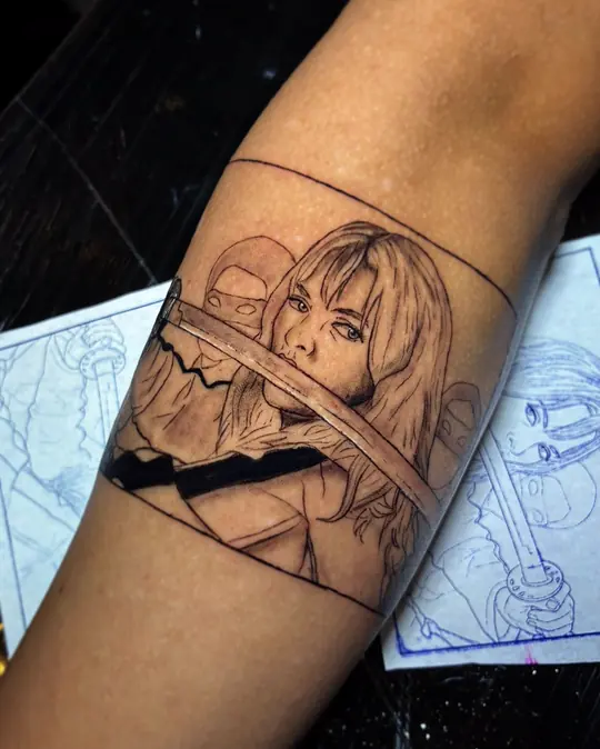 Tatuagem Kill Bill, de Igor Caselato