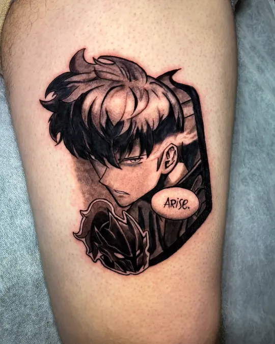 Tatuagem Sung Jin-Woo, de Igor Caselato