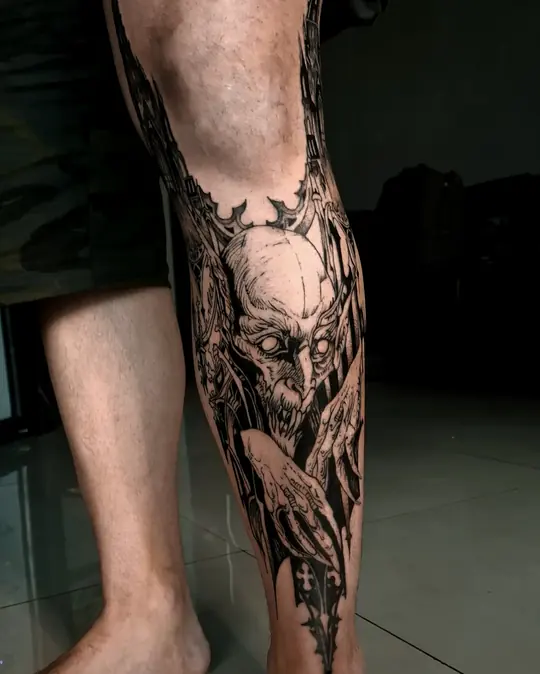 Tatuagem Nosferatu, de Kamily Arcanjo