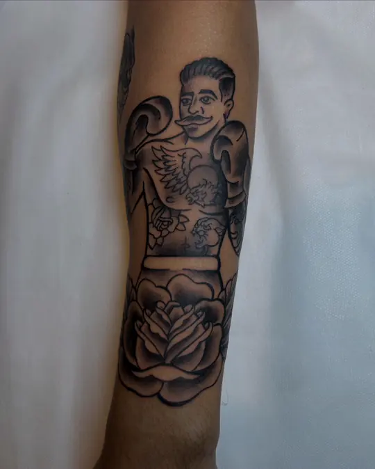 Tatuagem Lutador, de Yogi