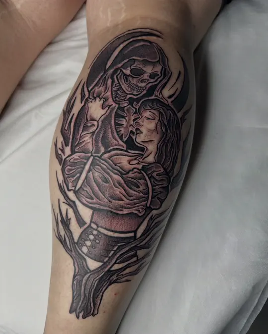 Tatuagem Blackwork, de Yogi