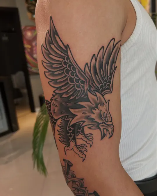 Tatuagem Águia, de Yogi